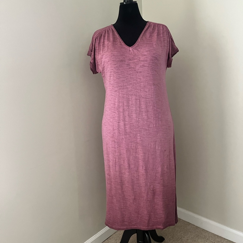 Wonderly Dusty Rose Midi Dress